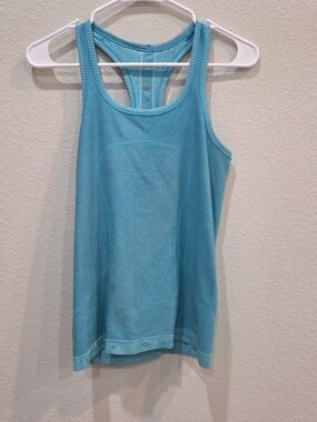 lululemon athletica Light Blue Tank Top